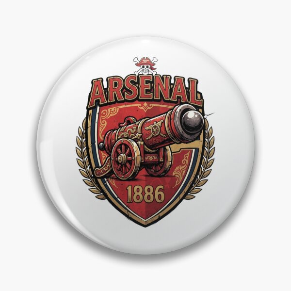 Item preview, Vintage Pirate Cannon Shield 1886 Emblem designed and sold by annaarthk.