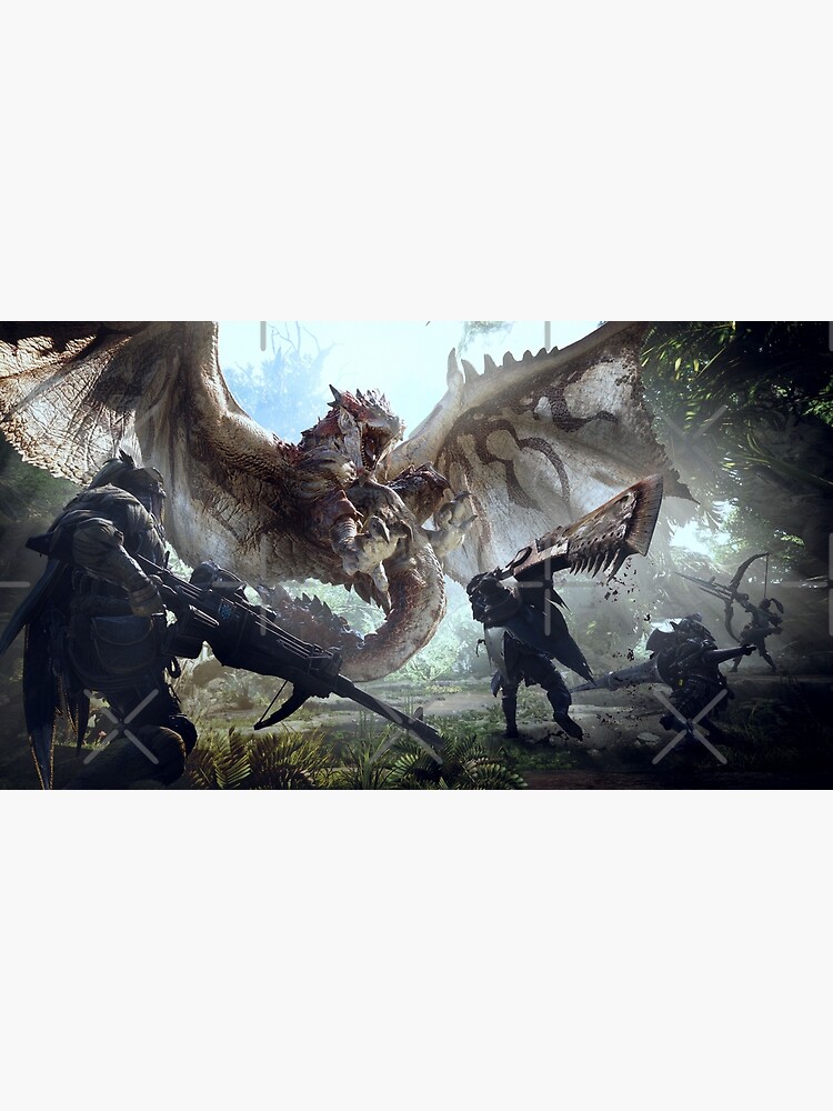 Monster Hunter World Poster Framed Art Print for Sale by Netscape28kbps