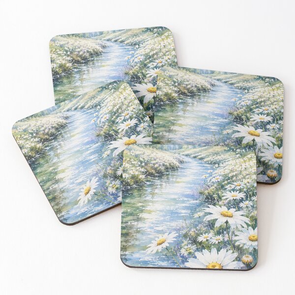 Item preview, Where the Daisies Meet the River designed and sold by WithMouMy.