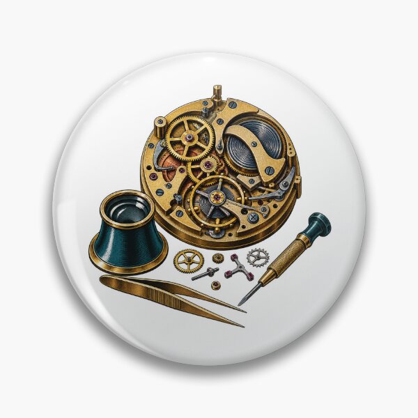 Item preview, Antique Clock Repair Gift – Mechanical Horology Art designed and sold by UrbanCanvvas.