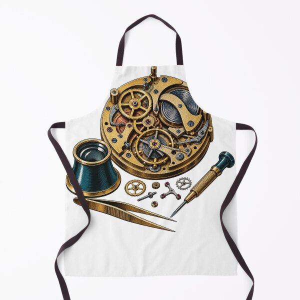 Item preview, Antique Clock Repair Gift – Mechanical Horology Art designed and sold by UrbanCanvvas.