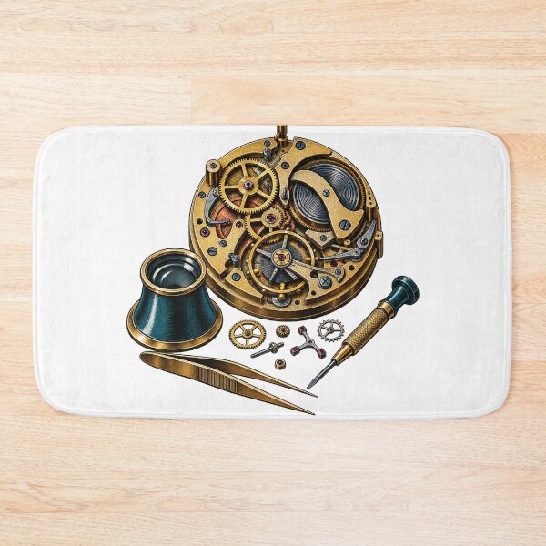 Item preview, Antique Clock Repair Gift – Mechanical Horology Art designed and sold by UrbanCanvvas.