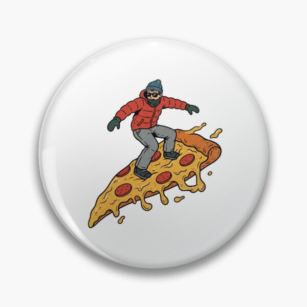 Item preview, Pizza Snowboarder – Funny Pizza Lover Winter Adventure designed and sold by SOUFIANE1991.