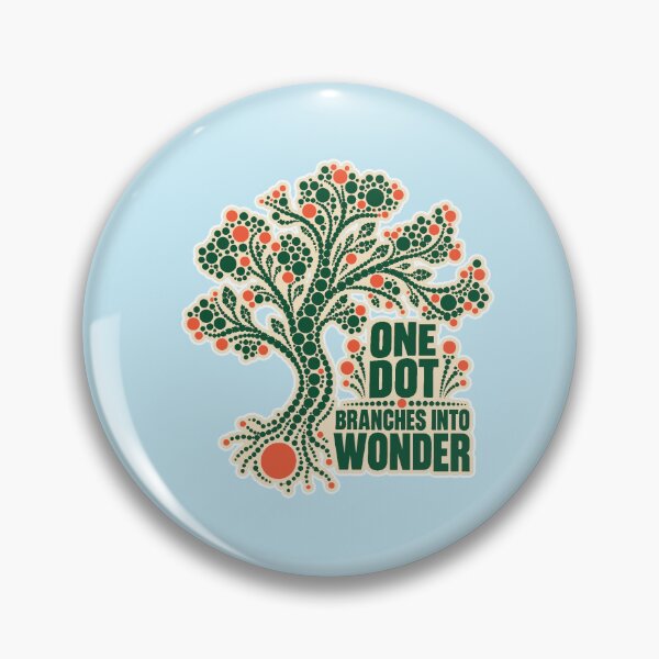 Item preview, International Dot Day Tree – One Dot Branches Into Wonder Dot Mosaic designed and sold by Jaani-T.