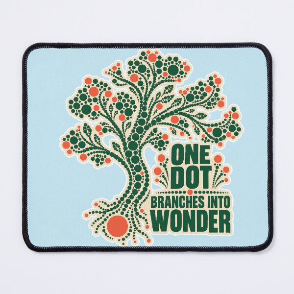 Item preview, International Dot Day Tree – One Dot Branches Into Wonder Dot Mosaic designed and sold by Jaani-T.