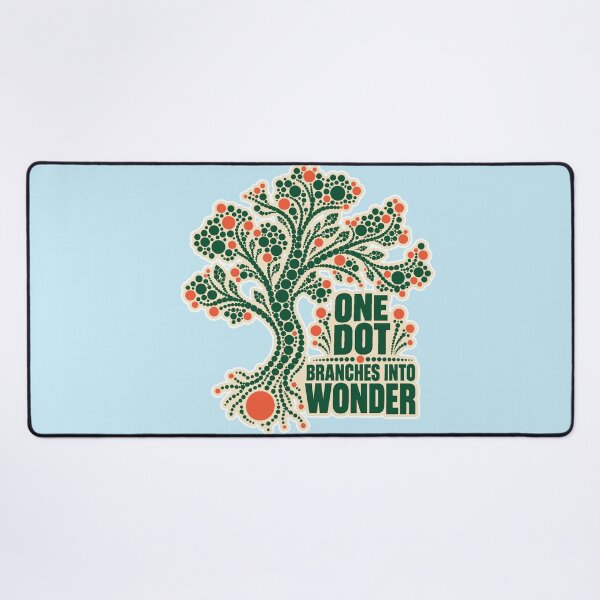 Item preview, International Dot Day Tree – One Dot Branches Into Wonder Dot Mosaic designed and sold by Jaani-T.