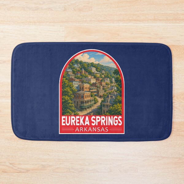 Item preview, Eureka Springs Arkansas Travel Art Emblem designed and sold by KrisSidDesigns.