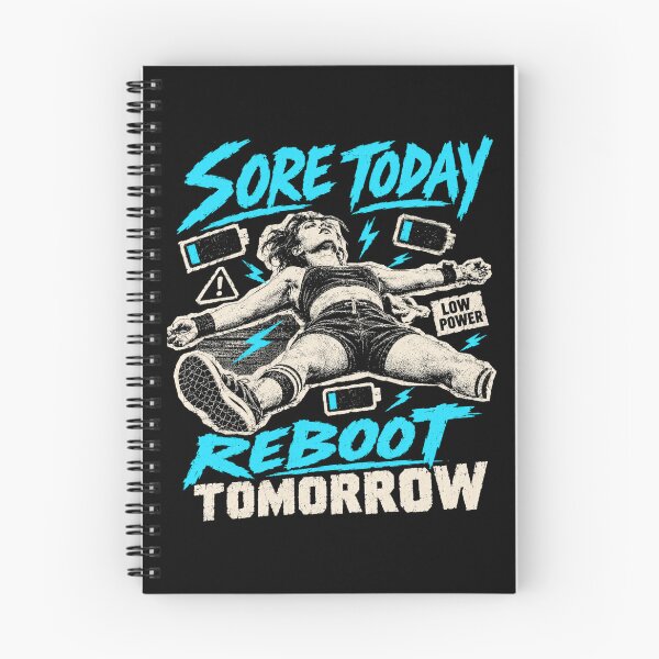 Item preview, Sore Today Reboot Tomorrow Post Workout Break designed and sold by macadolie.