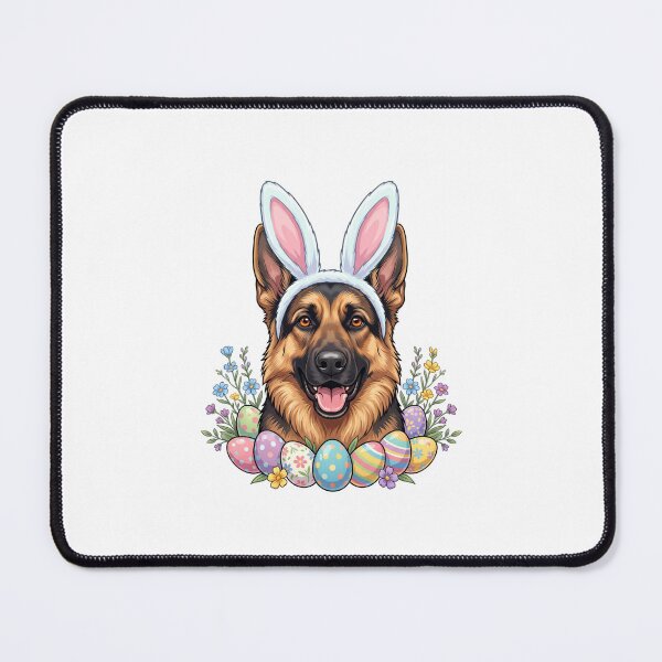 Item preview, German Shepherd with Bunny Ears designed and sold by domostore.