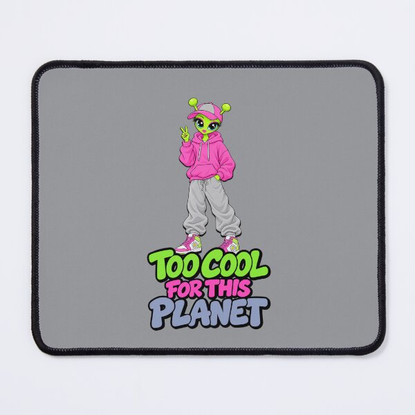 Item preview, Too Cool for This Planet – Alien Streetwear Girl designed and sold by Aimetoi.