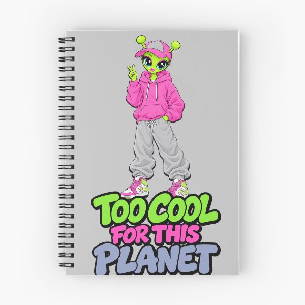 Item preview, Too Cool for This Planet – Alien Streetwear Girl designed and sold by Aimetoi.