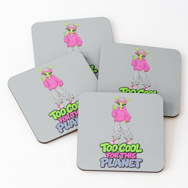 Item preview, Too Cool for This Planet – Alien Streetwear Girl designed and sold by Aimetoi.