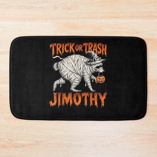 Item preview, Jimothy Trick Or Trash Halloween Funny Meme Trash Panda designed and sold by ArtByimamS.