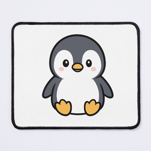 Item preview, Charming Chibi-Style Baby Penguin designed and sold by borbanmaleno.