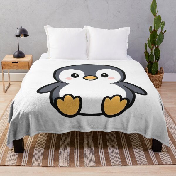 Item preview, Charming Chibi-Style Baby Penguin designed and sold by borbanmaleno.