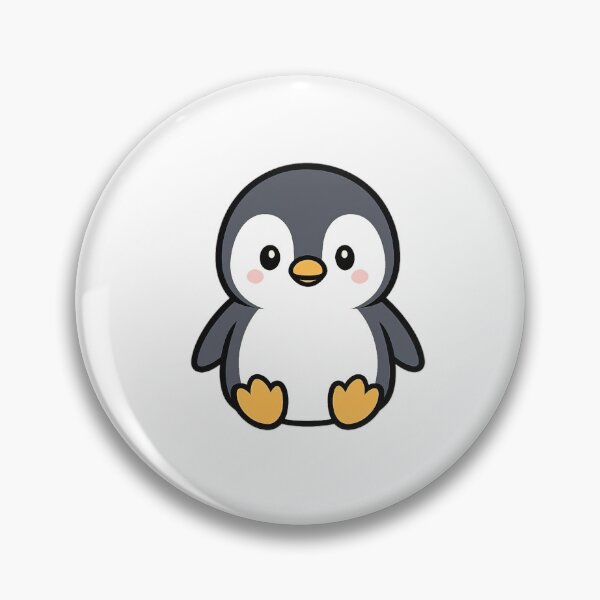 Item preview, Charming Chibi-Style Baby Penguin designed and sold by borbanmaleno.
