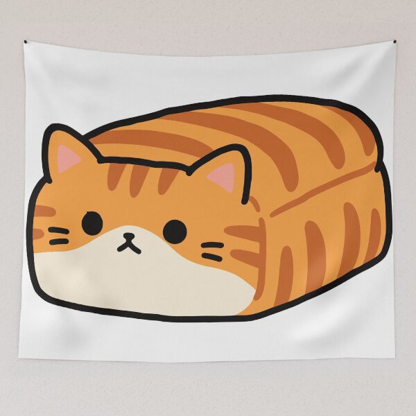 Item preview, Chubby Orange Cat Loaf Funny Cute Kitty designed and sold by MewMade.