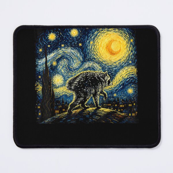 Item preview, Jimothy Viral Raccoon Van Gogh Funny Trash Panda Wildlife designed and sold by leevekaArt.