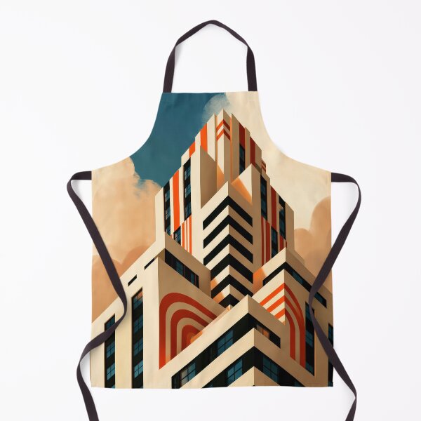 Item preview, Wall Art - Postcard - Futuristic Art Deco Skyline - #3 designed and sold by ForeverPrintsOK.