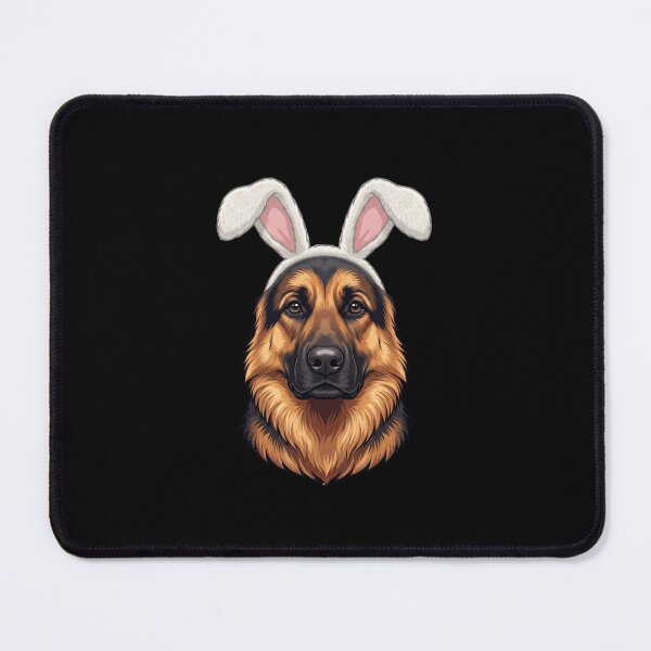 Item preview, cute German Shepherd with Bunny Ears designed and sold by domostore.