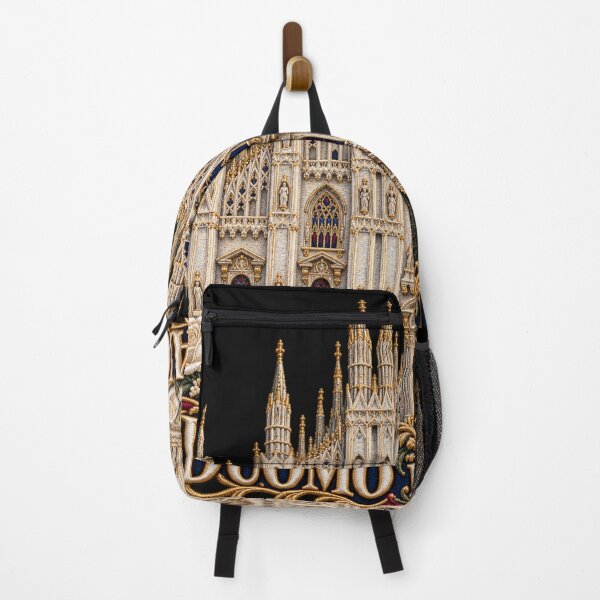 Item preview, Milan Cathedral Embroidery – Duomo di Milano Gothic Architecture Floral Art designed and sold by Emoji Emblems.