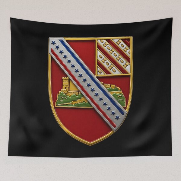 Item preview, DUI - 17th Field Artillery Regiment wo txt - 3D - Enhanced designed and sold by Military Insignia Products.