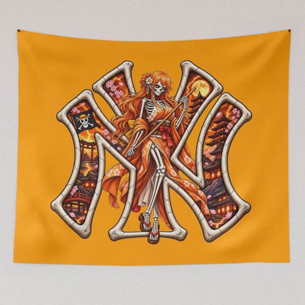 Item preview, Monograma vectorial de Nami Skeleton New York Streetwear designed and sold by Francisbb.