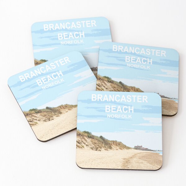 Item preview, Brancaster Beach Norfolk.  Travel poster East Anglia.Uk designed and sold by BarbaraGlebska.