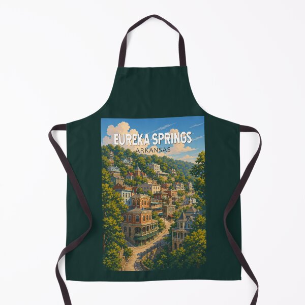 Item preview, Eureka Springs Arkansas Illustration Travel Art Vintage designed and sold by KrisSidDesigns.