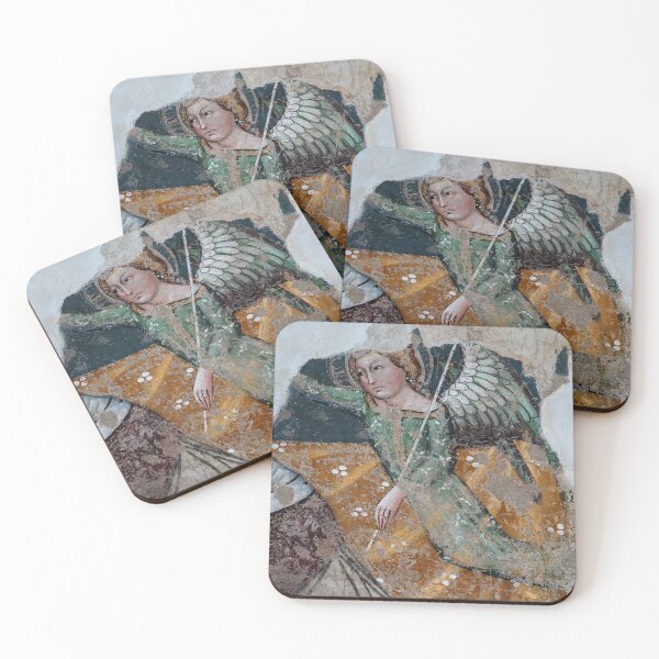 Item preview, Flying angel in Early Renaissance fresco designed and sold by TerryKerrImages.