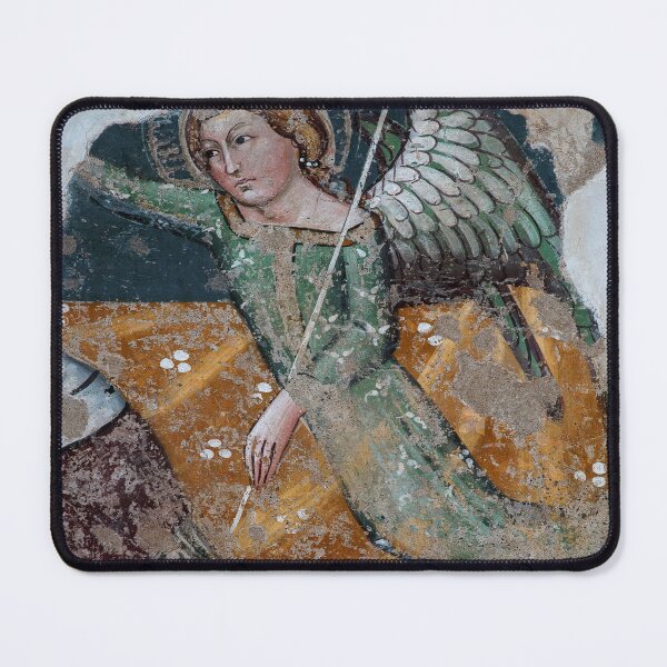 Item preview, Flying angel in Early Renaissance fresco designed and sold by TerryKerrImages.