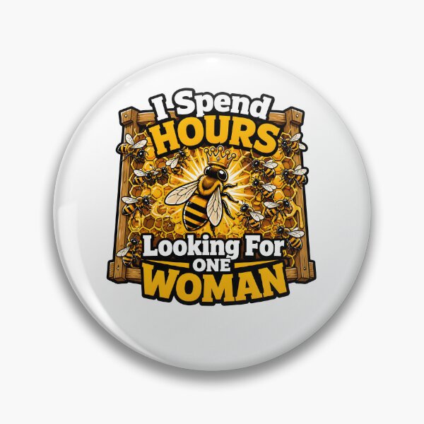 Item preview, Beekeeper I Spend Hours Looking For One Woman Queen Bee Hive designed and sold by CleverRaccoon.