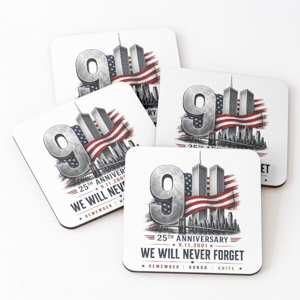 Item preview, 9/11 25th Anniversary, 25th Anniversary 9/11 Memorial, Never Forget Patriotic, September 11 Remembrance, Patriotic American Flag designed and sold by Cchotlan.
