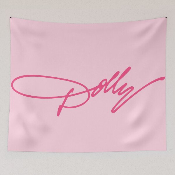 Item preview, Dolly Signature. Pink Dolly's iconic autograph. designed and sold by CoCoArt-Ua.