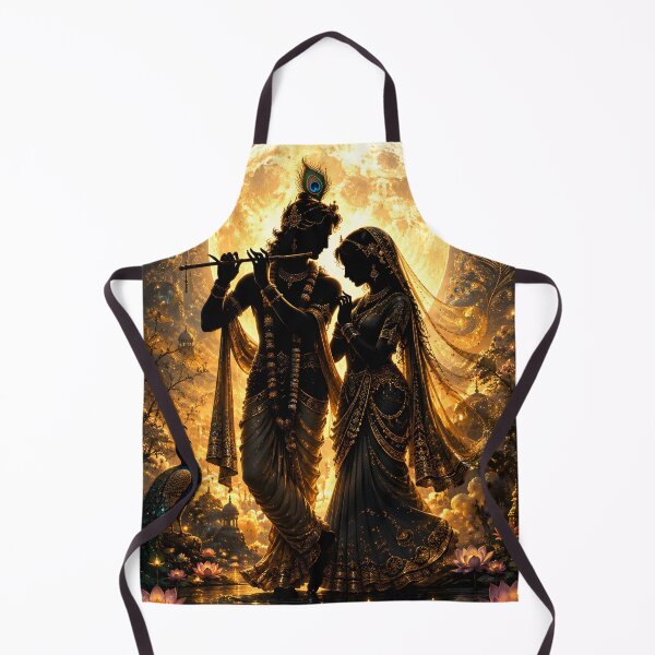 Item preview, Radha Krishna Divine Flute – Moonlit Vrindavan designed and sold by BlueStar45.