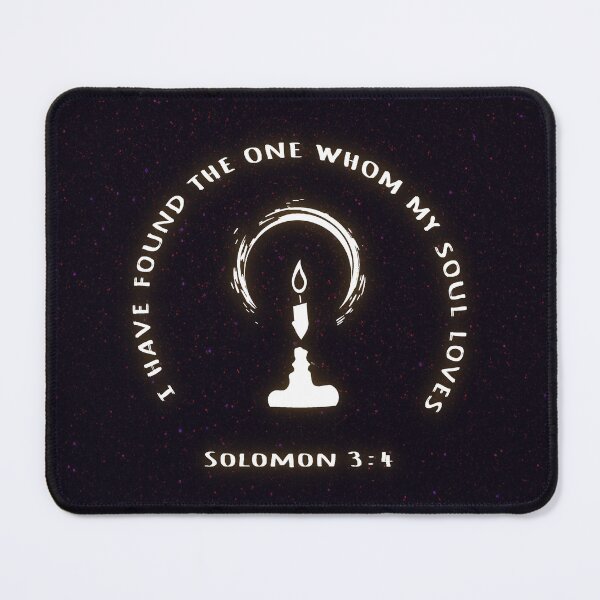 Item preview, Song of Solomon 3:4 | Minimal optical illussion Christian Wedding Love Quote with a couple kissing | I Have Found the One My Soul Loves | White designed and sold by ZechJohnRB.