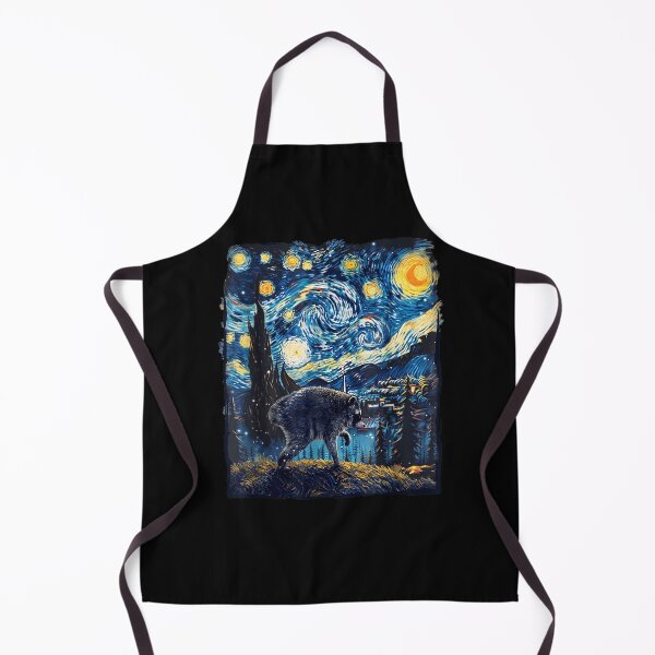 Item preview, Jimothy Raccoon Starry Night Van Gogh Art Seattle Meme designed and sold by leevekaArt.