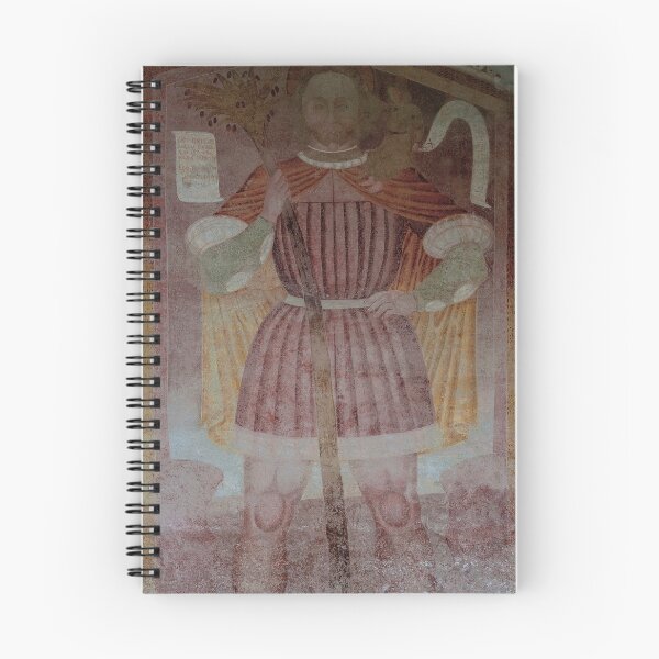 Item preview, Giant Saint Christopher on church at Pelugo, Italy designed and sold by TerryKerrImages.