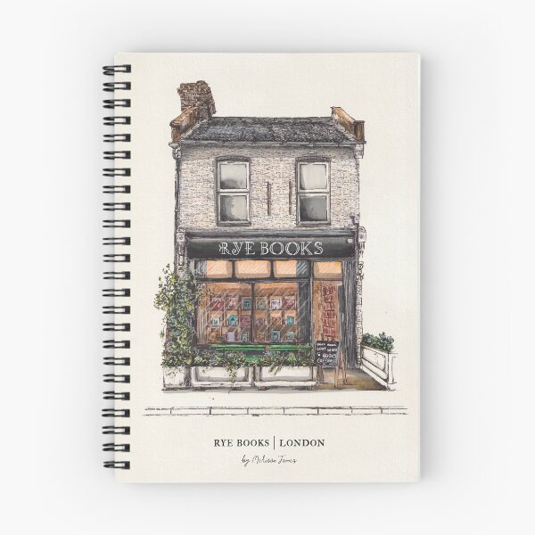 Item preview, Rye Books, London – Independent Bookshop Illustration designed and sold by MelissaJamesIll.