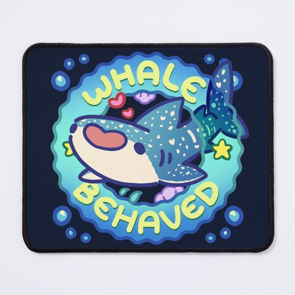 Item preview, Whale Behaved Cute Whale Shark Pun designed and sold by orcalus.