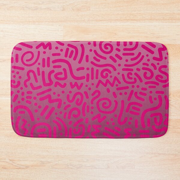Item preview, Abstract Memphis Scribble – Retro 90s Line Art | Pink designed and sold by Frohyou.
