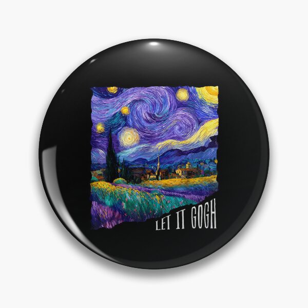 Item preview, Let It Gogh Funny Lover Van Gogh Starry Night designed and sold by leevekaArt.