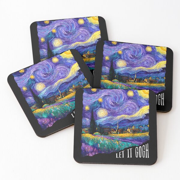 Item preview, Let It Gogh Funny Lover Van Gogh Starry Night designed and sold by leevekaArt.
