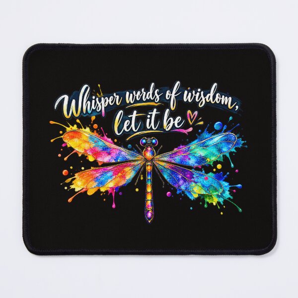 Item preview, Whisper Words of Wisdom Let It Be Dragonfly Watercolor Art T-Shirt & Hat designed and sold by KTD28_SHOP.