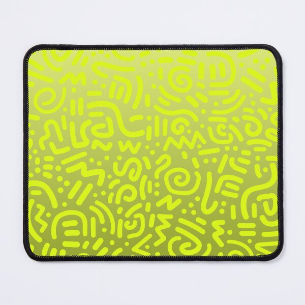 Item preview, Abstract Memphis Scribble – Retro 90s Line Art | Chartreuse designed and sold by Frohyou.