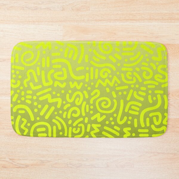 Item preview, Abstract Memphis Scribble – Retro 90s Line Art | Chartreuse designed and sold by Frohyou.