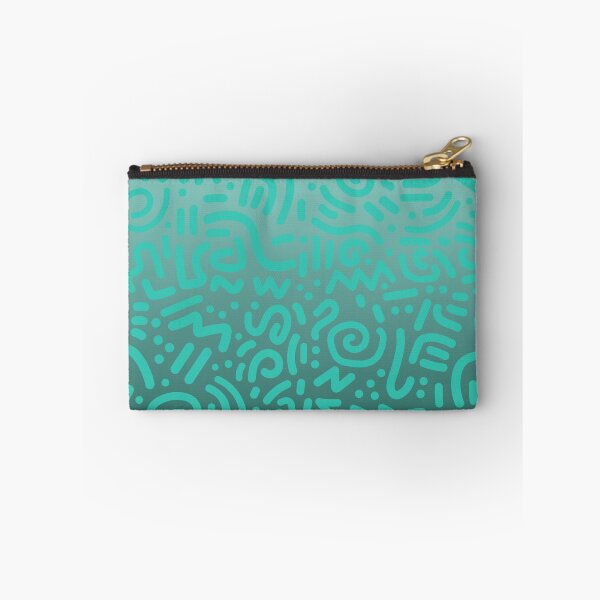 Item preview, Abstract Memphis Scribble – Retro 90s Line Art | Teal designed and sold by Frohyou.