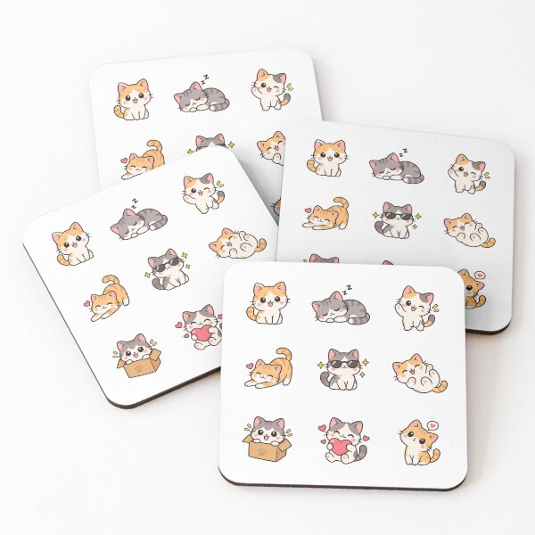 Item preview, Cute Kawaii Cats designed and sold by odkocreative.