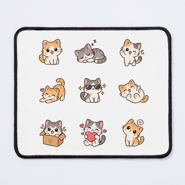 Item preview, Cute Kawaii Cats designed and sold by odkocreative.