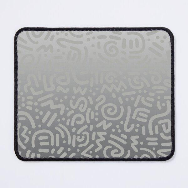 Item preview, Abstract Memphis Scribble – Retro 90s Line Art | Gray designed and sold by Frohyou.